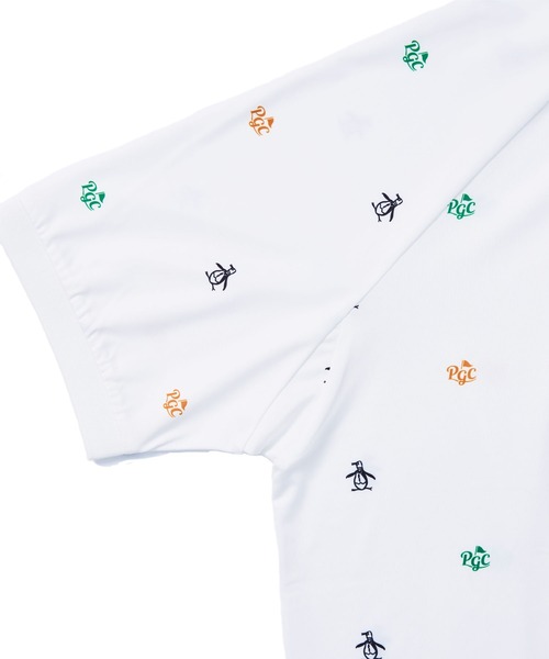 Pacific GOLF CLUB(パシフィックゴルフクラブ)の「Penguin by Munsingwear × PGC POLO(Tシャツ/カットソー・メンズ・ホワイト/グリーン・S/M/L/XL)」の10枚目の写真
