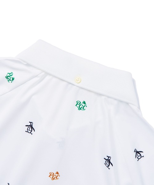 Pacific GOLF CLUB(パシフィックゴルフクラブ)の「Penguin by Munsingwear × PGC POLO(Tシャツ/カットソー・メンズ・ホワイト/グリーン・S/M/L/XL)」の12枚目の写真