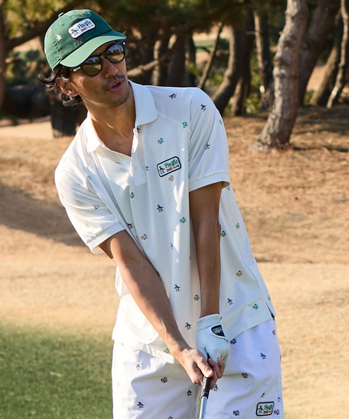 Pacific GOLF CLUB(パシフィックゴルフクラブ)の「Penguin by Munsingwear × PGC POLO(Tシャツ/カットソー・メンズ・ホワイト/グリーン・S/M/L/XL)」の17枚目の写真