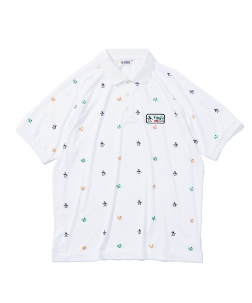 Pacific GOLF CLUB(パシフィックゴルフクラブ)の「Penguin by Munsingwear × PGC POLO(Tシャツ/カットソー・メンズ・ホワイト/グリーン・S/M/L/XL)」の7枚目の写真