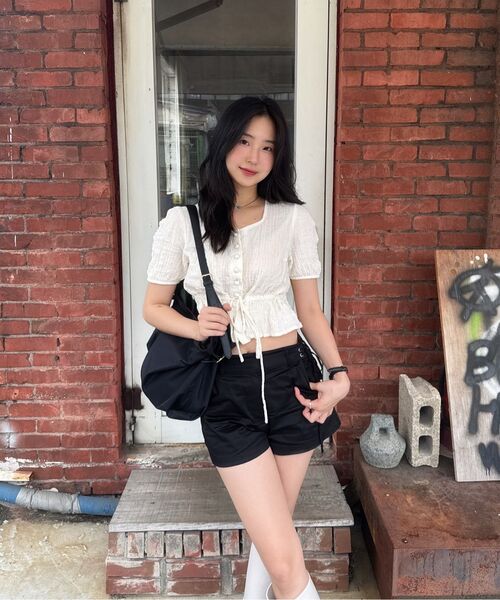 UNNOUT（アナウト）の「CRINKLE NATURAL BLOUSE  CREAM（シャツ/ブラウス・レディース・その他・SMALL/MEDIUM）」の5枚目の写真