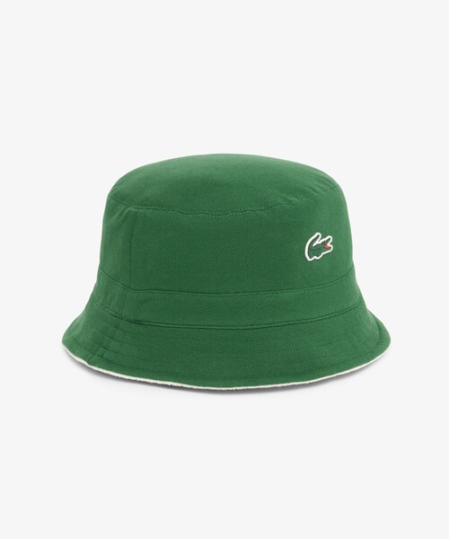 LACOSTE（ラコステ）の「リバーシブルゴルフバケットハット（ハット・メンズ・グリーン・M）」の3枚目の写真
