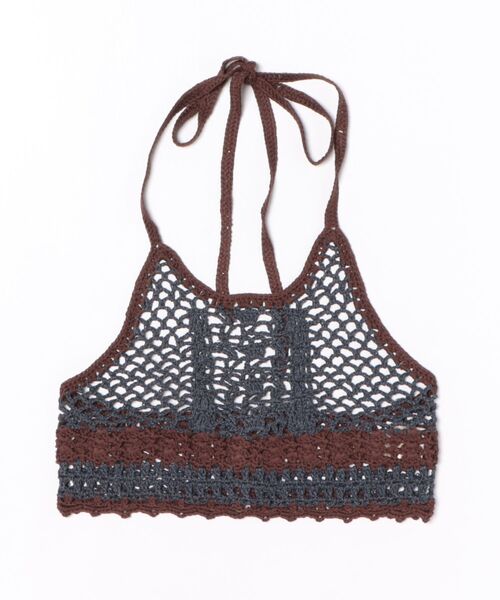 TODAYFUL（トゥデイフル）の「[TODAYFUL/トゥデイフル]Crochet Knit Bustier（キャミソール・レディース・ホワイト/アイボリー/ダークブラウン・FREE）」の4枚目の写真