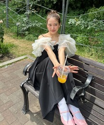 セール】フリルラインガーリードレス / frill line girly dress