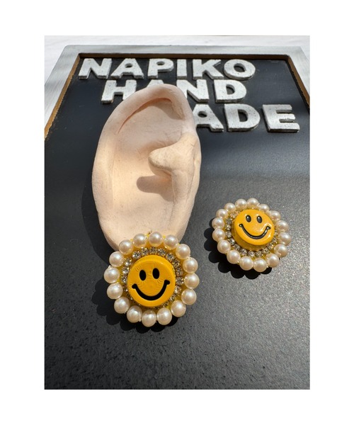 tone(トーン)の「【NAPIKO】ピアス(MA)(ピアス(両耳用)・レディース・M/K/G/D/C/N/J/A/F/E/L/I・FREE)」の1枚目の写真