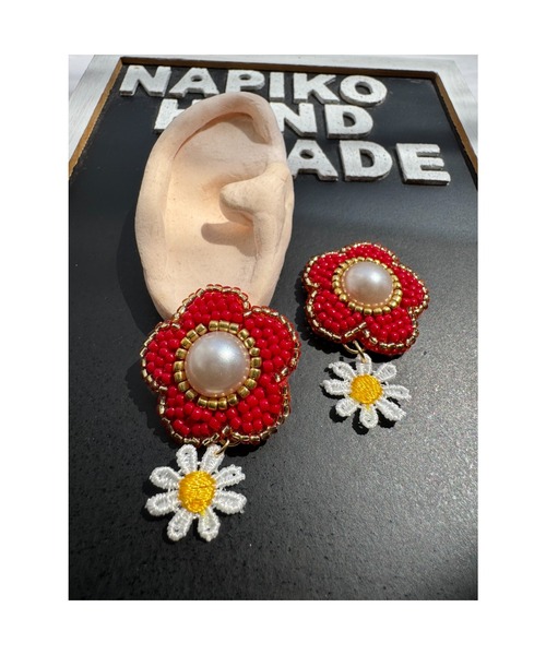 tone(トーン)の「【NAPIKO】ピアス(MA)(ピアス(両耳用)・レディース・M/K/G/D/C/N/J/A/F/E/L/I・FREE)」の3枚目の写真
