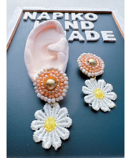 tone(トーン)の「【NAPIKO】ピアス(MA)(ピアス(両耳用)・レディース・M/K/G/D/C/N/J/A/F/E/L/I・FREE)」の4枚目の写真