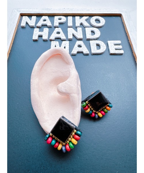 tone(トーン)の「【NAPIKO】ピアス(MA)(ピアス(両耳用)・レディース・M/K/G/D/C/N/J/A/F/E/L/I・FREE)」の12枚目の写真
