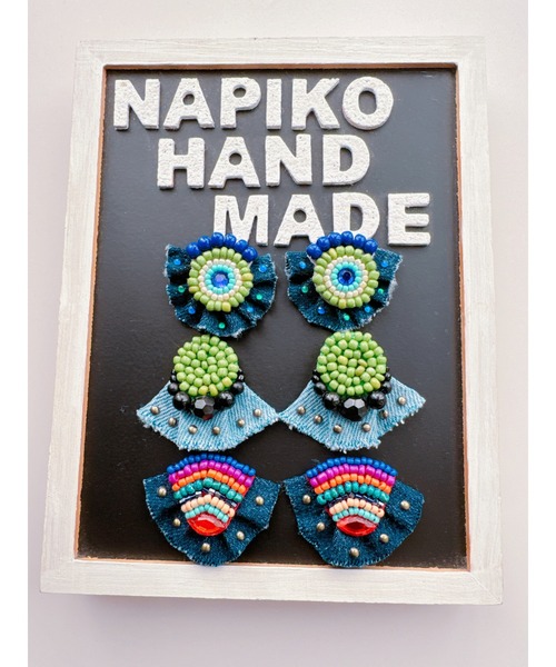 tone(トーン)の「【NAPIKO】ピアス(MA)(ピアス(両耳用)・レディース・M/K/G/D/C/N/J/A/F/E/L/I・FREE)」の17枚目の写真
