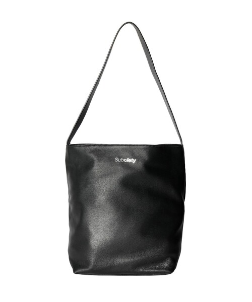 Subciety(サブサエティ)の「Leather shoulder bag(ショルダーバッグ・メンズ・ブラック・FREE)」の1枚目の写真