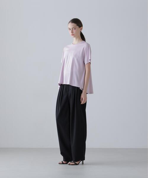 ADORE(アドーア)の「◆コットンスムースAラインプルオーバー(Tシャツ/カットソー・レディース・ピンク/ホワイト/ネイビー・38)」の12枚目の写真