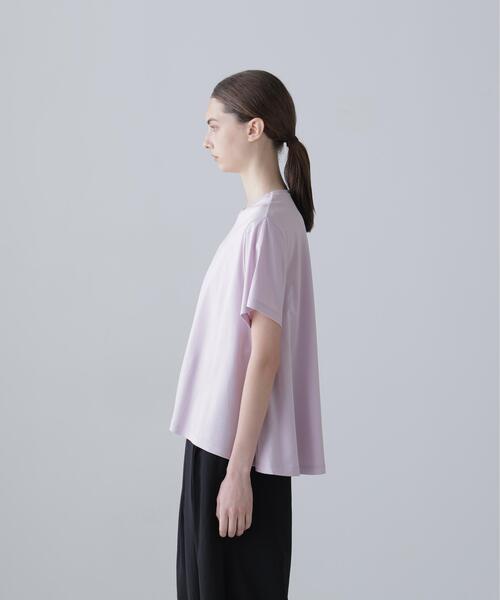 ADORE(アドーア)の「◆コットンスムースAラインプルオーバー(Tシャツ/カットソー・レディース・ピンク/ホワイト/ネイビー・38)」の11枚目の写真