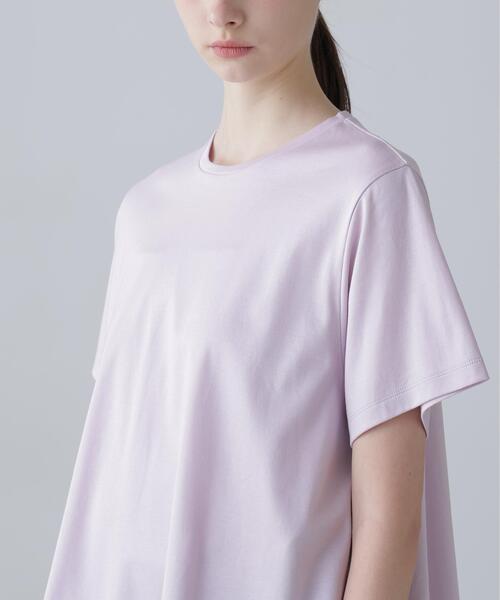 ADORE(アドーア)の「◆コットンスムースAラインプルオーバー(Tシャツ/カットソー・レディース・ピンク/ホワイト/ネイビー・38)」の9枚目の写真