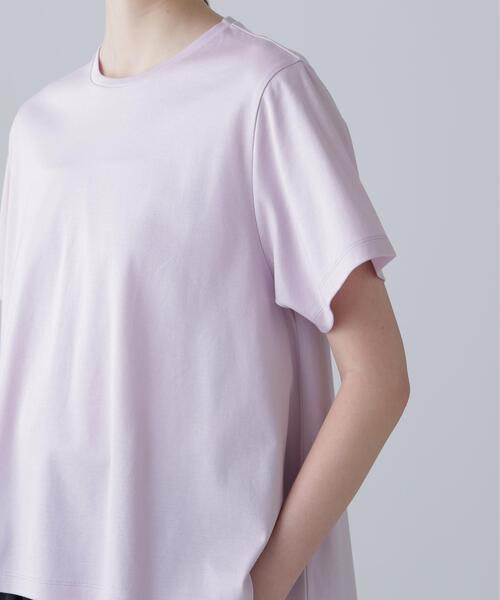 ADORE(アドーア)の「◆コットンスムースAラインプルオーバー(Tシャツ/カットソー・レディース・ピンク/ホワイト/ネイビー・38)」の8枚目の写真
