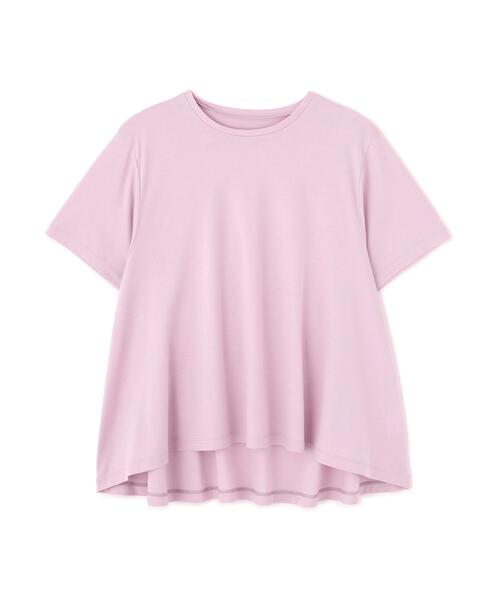 ADORE(アドーア)の「◆コットンスムースAラインプルオーバー(Tシャツ/カットソー・レディース・ピンク/ホワイト/ネイビー・38)」の6枚目の写真