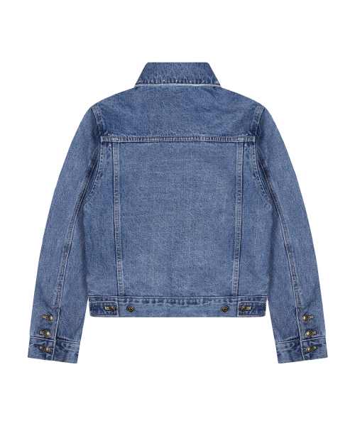 RuNaKi'Hu'(ルナキフ)の「WXJ002 ホットフィックスヴィンテージウォッシュデニムジャケット (ブルー)(デニムジャケット・レディース・その他・2/1)」の4枚目の写真