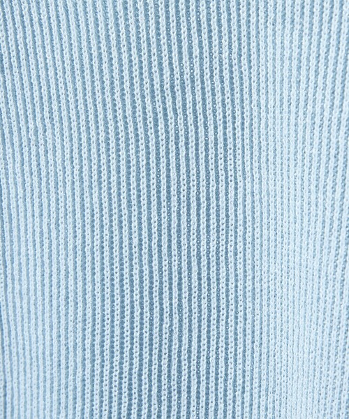 ABAHOUSE(アバハウス)の「ドライタッチ ヘンリーネック シアーニットTシャツ(Tシャツ/カットソー・メンズ・ブルー系その他/オフホワイト/ベージュ系その他/ブラック・46/48)」の5枚目の写真