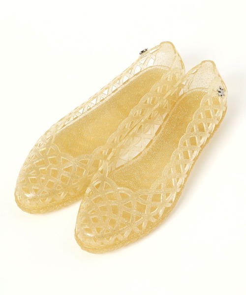 meduse(メデュース)の「【MEDUSE(メデュース)】PVCメッシュラメフラットサンダル(サンダル・レディース・イエロー・LARGE)」の3枚目の写真