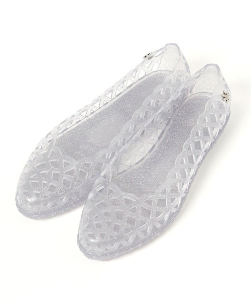 meduse(メデュース)の「【MEDUSE(メデュース)】PVCメッシュラメフラットサンダル(サンダル・レディース・イエロー・LARGE)」の4枚目の写真