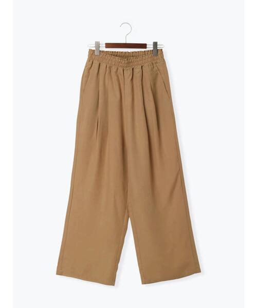 Te chichi(テチチ)の「【接触冷感】レーヨンリネンパンツ(セットアップ可)(その他パンツ・レディース・ベージュ/チャコールグレー/カーキ/ブルー・F)」の5枚目の写真