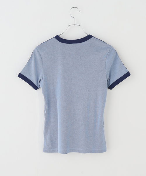 adidas Originals(アディダスオリジナルス)の「adidas originals / アディダス オリジナルス HEATHER 3S CALI TEE(Tシャツ/カットソー・レディース・ネイビー・MEDIUM)」の3枚目の写真