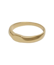【YArKA/ヤーカ】little hexagon signet design ring [hancH] / 6角形ミニシグネットリング