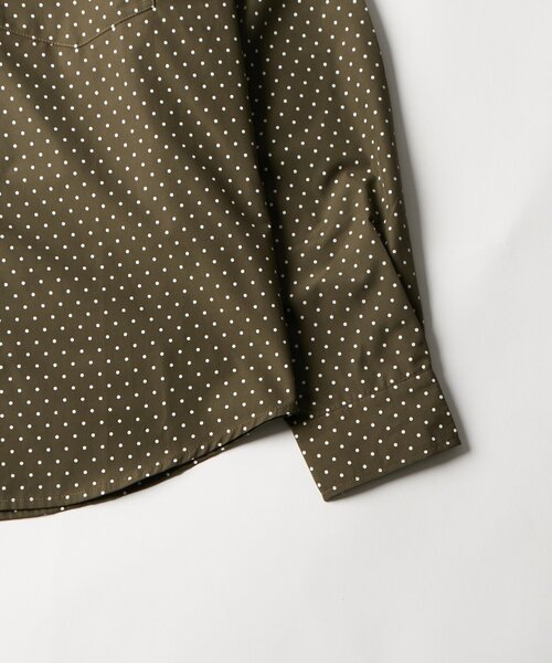 WHO'S WHO gallery(フーズフーギャラリー)の「【26AW LOOK掲載・KOOKY'N】SCORPION DOT L/Sシャツ(シャツ/ブラウス・メンズ・ベージュ/ネイビー/ブラウン・LARGE/MEDIUM)」の5枚目の写真