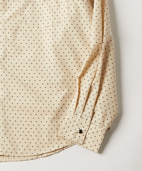WHO'S WHO gallery(フーズフーギャラリー)の「【26AW LOOK掲載・KOOKY'N】SCORPION DOT L/Sシャツ(シャツ/ブラウス・メンズ・ベージュ/ネイビー/ブラウン・LARGE/MEDIUM)」の10枚目の写真