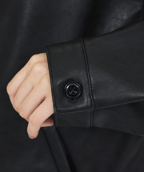 Dickies(ディッキーズ)の「【Dickies / ディッキーズ】フェイクレザー アイゼンハワージャケット / 2026A/W / DJ2011 FAKE LEATHER(ブルゾン・メンズ・ブラック・M/L)」の13枚目の写真
