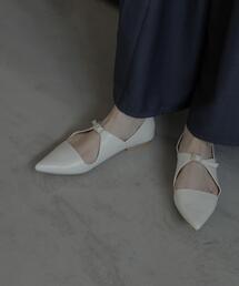 『MADE IN JAPAN』 パールポインテッドパンプス