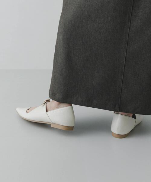 RODE SKO(ロデスコ)の「『MADE IN JAPAN』 パールポインテッドパンプス(パンプス・レディース・ブラック/アイボリー・23.5/22.5/24.5)」の12枚目の写真