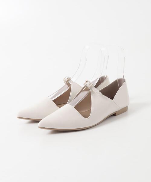 RODE SKO(ロデスコ)の「『MADE IN JAPAN』 パールポインテッドパンプス(パンプス・レディース・ブラック/アイボリー・23.5/22.5/24.5)」の4枚目の写真