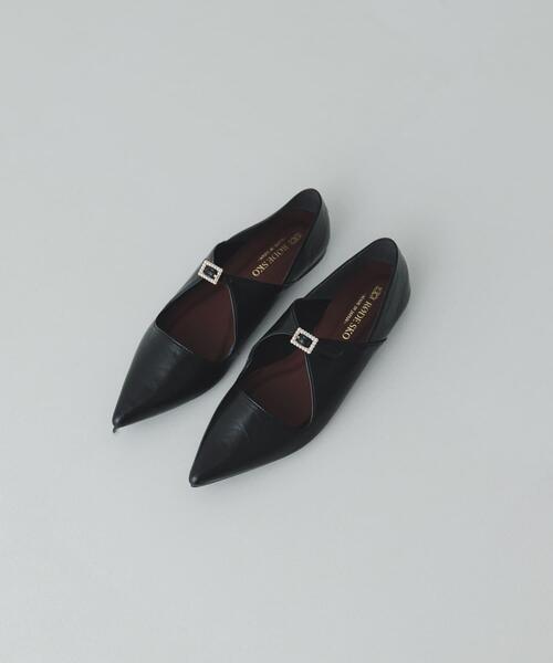 RODE SKO(ロデスコ)の「『MADE IN JAPAN』 パールポインテッドパンプス(パンプス・レディース・ブラック/アイボリー・23.5/22.5/24.5)」の18枚目の写真