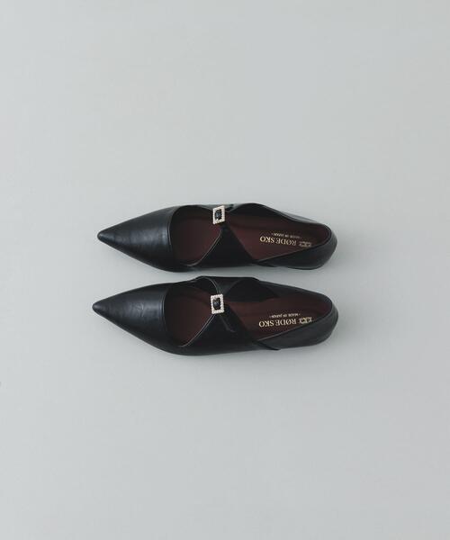 RODE SKO(ロデスコ)の「『MADE IN JAPAN』 パールポインテッドパンプス(パンプス・レディース・ブラック/アイボリー・23.5/22.5/24.5)」の17枚目の写真