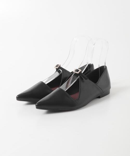 RODE SKO(ロデスコ)の「『MADE IN JAPAN』 パールポインテッドパンプス(パンプス・レディース・ブラック/アイボリー・23.5/22.5/24.5)」の16枚目の写真