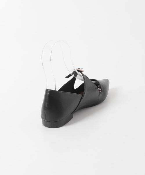 RODE SKO(ロデスコ)の「『MADE IN JAPAN』 パールポインテッドパンプス(パンプス・レディース・ブラック/アイボリー・23.5/22.5/24.5)」の14枚目の写真