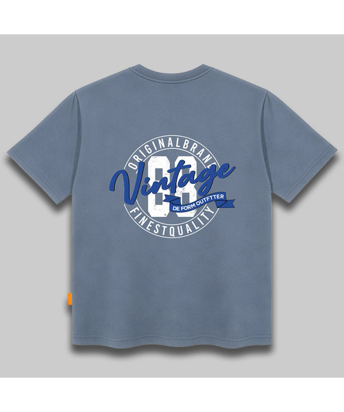 LLAMO(エラモ)の「ビンテージ88 半袖Tシャツ 男女共用 ビッグサイズ(Tシャツ/カットソー・メンズ・ブラック/ネイビー/カーキ/ダークインディゴブルー・SMALL/MEDIUM/LARGE/X-LARGE/2XL/4XL/3XL)」の4枚目の写真