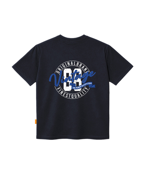 LLAMO(エラモ)の「ビンテージ88 半袖Tシャツ 男女共用 ビッグサイズ(Tシャツ/カットソー・メンズ・ブラック/ネイビー/カーキ/ダークインディゴブルー・SMALL/MEDIUM/LARGE/X-LARGE/2XL/4XL/3XL)」の6枚目の写真