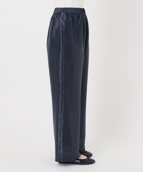 IENA（イエナ）の「グロスセミフレアパンツ（その他パンツ・レディース・ゴールド/ネイビー・38/36）」の7枚目の写真