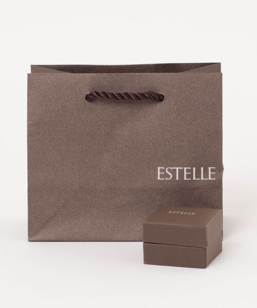 ESTELLE(エステール)の「K10 イエローゴールド ムーンストーン ムーン ピアス ESTELLE/エステール WEB限定(ピアス(両耳用)・レディース・イエローゴールド・-)」の9枚目の写真