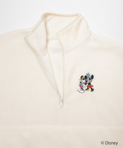 KBF（ケイビーエフ）の「別注/Disney/フリースカットソー（Tシャツ/カットソー・レディース・チャコールグレー/アイボリー・ONE）」の18枚目の写真