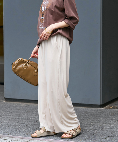 FRAMeWORK(フレームワーク)の「≪新色 / 追加≫GREYCHORD/グレーコード LAYLA(その他パンツ・レディース・ホワイト/スミクロ/ウッド・FREE)」の14枚目の写真