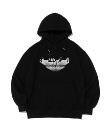 OUNDERR（オアンダーアール）の「アンダーライトロゴフードTシャツ(ブラック)（パーカー）」