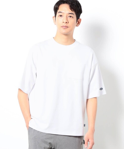 Grand PARK(グランドパーク)の「DISCUS別注 COOLMAXダンボールTシャツ(Tシャツ/カットソー・メンズ・グリーン/ブラック/ホワイト・M/L/XL)」の2枚目の写真