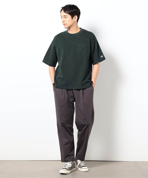 Grand PARK(グランドパーク)の「DISCUS別注 COOLMAXダンボールTシャツ(Tシャツ/カットソー・メンズ・グリーン/ブラック/ホワイト・M/L/XL)」の4枚目の写真