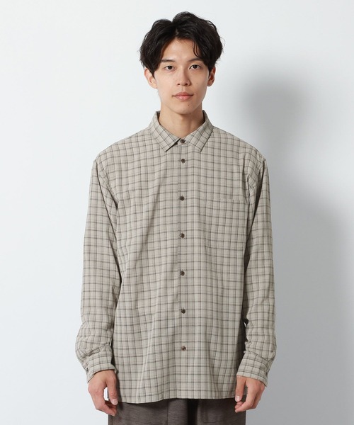 GLOBAL WORK(グローバルワーク)の「チェックシャツ/長袖/1042971(シャツ/ブラウス・メンズ・ブラック/ベージュ・X-LARGE/LARGE/MEDIUM/SMALL)」の15枚目の写真