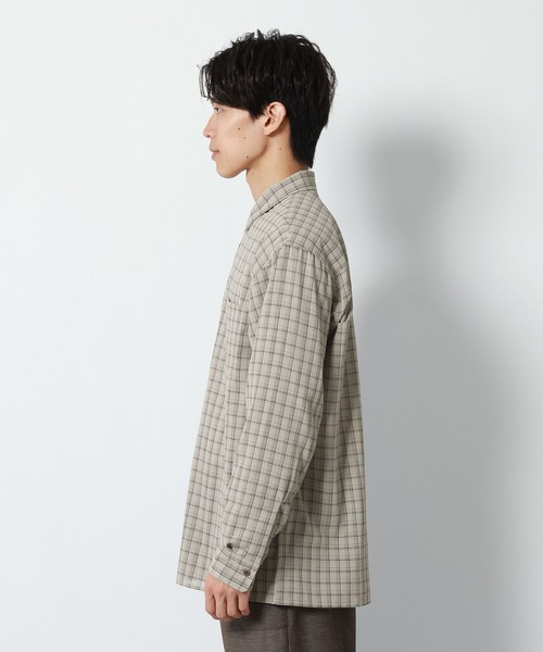 GLOBAL WORK(グローバルワーク)の「チェックシャツ/長袖/1042971(シャツ/ブラウス・メンズ・ブラック/ベージュ・X-LARGE/LARGE/MEDIUM/SMALL)」の16枚目の写真