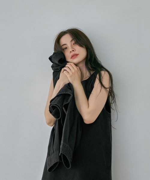 JEANASIS(ジーナシス)の「デニムミニワンピース/1043169(ワンピース・レディース・ブラック・FREE)」の8枚目の写真