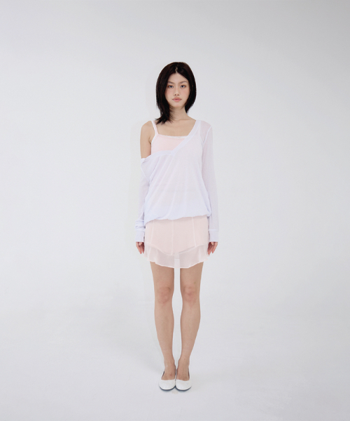 BELLIALEU(ベルリアル)の「CLOUD V-NECK SHELL WHITE(Tシャツ/カットソー・レディース・その他・FREE)」の1枚目の写真