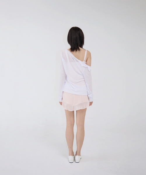 BELLIALEU(ベルリアル)の「CLOUD V-NECK SHELL WHITE(Tシャツ/カットソー・レディース・その他・FREE)」の2枚目の写真